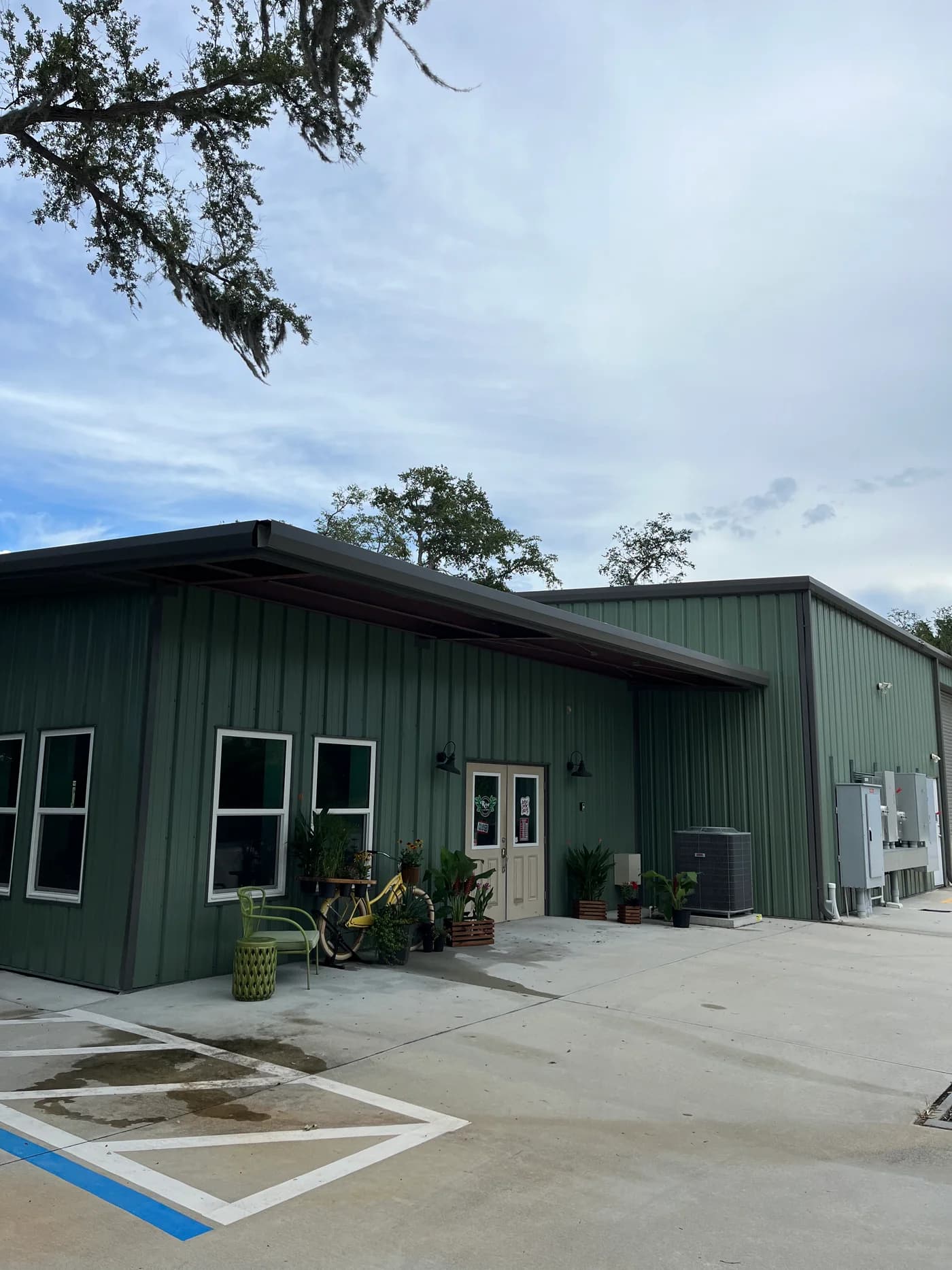 The Rise Yaupon factory exterior at 504 Pullman Road